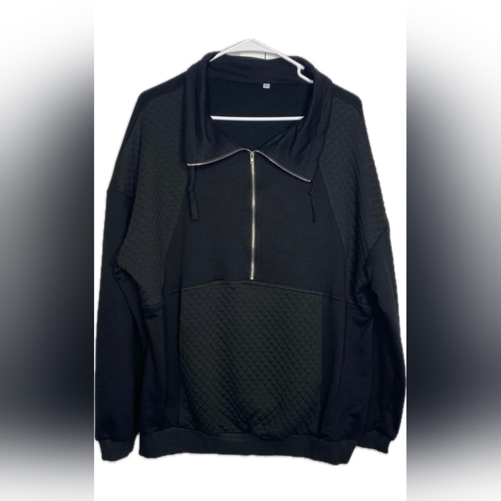 Women's Zip Up Solid Hoodie Pullover - Green - Picture 3 of 8